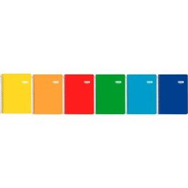 Enri Cuaderno Espiral 4º 80 Hojas 60 gr 1 Línea Tapa Blanda Colores Surtidos (Pack 10 Unidades) (10 Unidades) Precio: 8.49999953. SKU: B1HJADGXC2