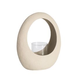 Portavelas Beige Metal-Cristal 22 X 8,50 X 27,50 cm Precio: 25.5915. SKU: B1BZWRWDL3