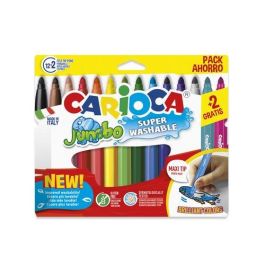 Carioca Rotuladores Jumbo Super Lavables C-Surtidos Estuche 12+2 Ud Gratis Carioca Rotuladores Jumbo Super Lavables C-Surtidos Estuche 12+2 Ud Gratis Precio: 3.50000002. SKU: B1DWY6EFMF