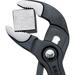 Knipex Tenazas ajustables cobra® 8701250, ajuste automático, mordazas templadas, 240x44x14mm, rojo/negro Knipex Tenazas ajustables cobra® 8701250, ajuste automático, mordazas templadas, 240x44x14mm, rojo/negro