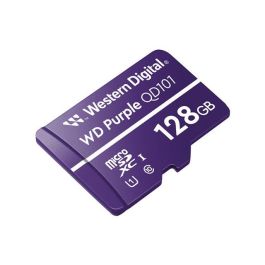 Western Digital QD101 Tarjeta microSDXC WD Purple SC 128GB Ultra Endurance para Vigilancia 24/7 Cámaras Seguridad Clase 10 UHS-I