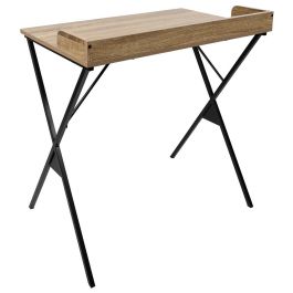 Home Deco Factory Escritorio Loka Essentiel, madera MDF con patas de metal, 80x48 cm; h.80 cm Home Deco Factory Escritorio Loka Essentiel, madera MDF con patas de metal, 80x48 cm; h.80 cm