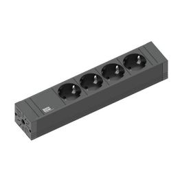 Bachmann 420.0017 Handwerkerleiste 12x Schutzkontakt, Regleta de enchufes 4 salidas, Cable 2 m, Color Negro, Para interior Precio: 37.8609. SKU: B1KK4NREDV