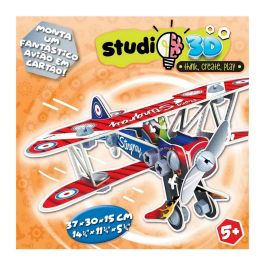 Educa 19185 Puzzle Avión Studio 3D para Montar, Kit de Construcción Educativo con 20 Piezas, Tornillos y Tuercas, +5 Años Educa 19185 Puzzle Avión Studio 3D para Montar, Kit de Construcción Educativo con 20 Piezas, Tornillos y Tuercas, +5 Años