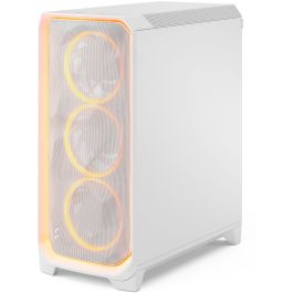 Fractal Design FRA7340172707202 Caja PC Meshify 3 Ambience Pro RGB E-ATX 3 ventiladores USB Tipo C 20 Gbps Blanco