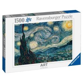 Ravensburger RAV1738301840979 Rompecabezas 1500 piezas, Vincent Van Gogh: La noche estrellada (80 x 60 cm)