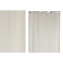 Cortina Urban DKD Home Decor Crudo 280 x 140 cm (2 Unidades)