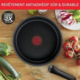 Tefal Ingenio Cooking Battery 10 habitaciones, inducción, resistencia sin palanca, cocción saludable, hecha en Francia L3989502