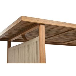 Mesa Comedor Terraza Y Jardin DKD Home Decor Marron Crudo 100 x 75 x 230 cm Set de 9 Mesa Comedor Terraza Y Jardin DKD Home Decor Marron Crudo 100 x 75 x 230 cm Set de 9