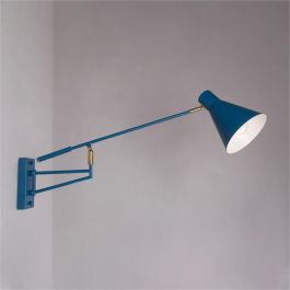 SKD-W1016 Aplique de Pared de Metal "P'yong-dong", Diseño Moderno Colorido, Compatible con Bombilla LED E27 para Salón, Dormitorio, Cocina