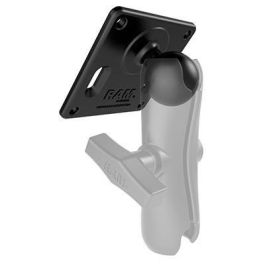 RAM Mounts RAM-2461U - Placa VESA cuadrada 75x75mm con bola de 1.5" para brazos doble socket