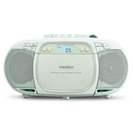 Medion MED4061275227499 Radio CD FM, 2x2.2W RMS, Verde