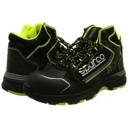Sparco S0752942NRGF Zapato Seguridad Allroad-H Motegi S3, Nylon Repelente Agua, Puntera Composite, Negro-Amarillo, Talla 42 Sparco S0752942NRGF Zapato Seguridad Allroad-H Motegi S3, Nylon Repelente Agua, Puntera Composite, Negro-Amarillo, Talla 42