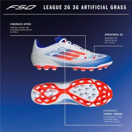 Botas de Fútbol para Adultos Adidas F50 League Blanco