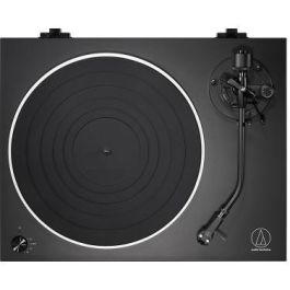Audio-Technica AT-LP5X Tocadiscos de tracción directa Manual Negro con Salida USB y Previo MM/MC