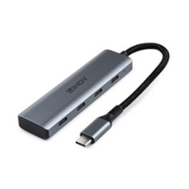 Hub USB LINDY 43414 Gris Precio: 33.4999995. SKU: B1FQPWLJ6Z