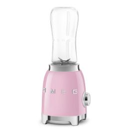 Smeg PBF01PKEU Batidora de Vaso de Cristal Estilo Años 50 Rosa