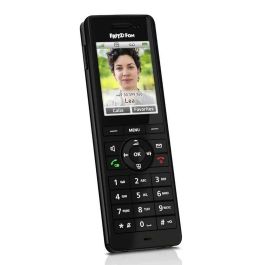 Fritz! Fon X6 Teléfono Inalámbrico DECT Negro, Pantalla Color 2.4", Alta Definición de Audio, Modelo 20003009