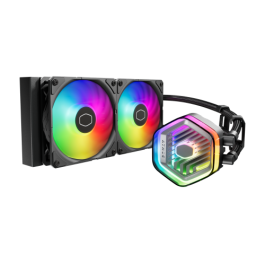 Cooler Master MasterLiquid 240 ATMOS Kit de refrigeración líquida 12 cm Negro MLX-D24M-A25PZ-R1