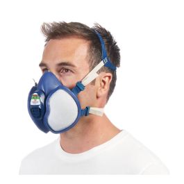 3M 4279+ Mascarilla con filtros integrados ABEK1P3 para protección combinada de gases, vapores y partículas