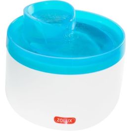 Zolux ZOL3336025743453 Fuente de agua para perros y gatos con cartucho filtrante, 2 litros