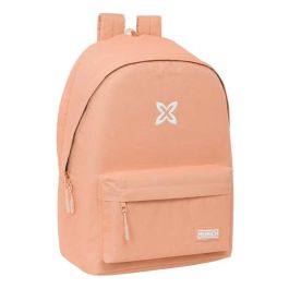 Safta Mochila doble para portátil 15,6" USB Munich Básicos Peach 31x44x18 cm