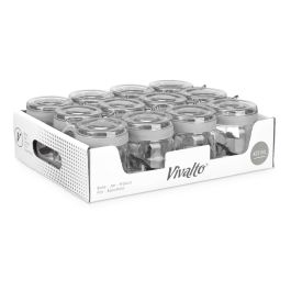 Vivalto Bote Multiuso 425 ml Gris 11x11x8.5 cm (12 Unidades) Vivalto Bote Multiuso 425 ml Gris 11x11x8.5 cm (12 Unidades)