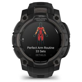 Garmin Instinct 3 AMOLED 45mm Negro Reloj Inteligente Deportivo GPS con Pantalla Táctil y Monitor de Frecuencia Cardíaca