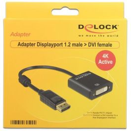 DeLock 62599 Adaptador DisplayPort 1.2 a DVI 24+5 (ST-BU) Macho/Hembra 4K UHD Negro 0.2m Precio: 31.50000018. SKU: B1HTXKFEKE
