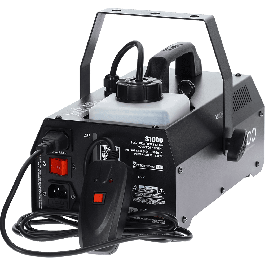 Algamlight Máquina de Humo 1000W para Fiesta y Evento con Mando a Distancia Inalámbrico y Cable - Volumen Cubierto 150m³