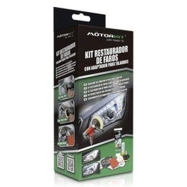 Motorkit Kit Restaurador Faros Adapt Taladro CS6 MOT1005 para Eliminar Degradación, Amarilleamiento y Arañazos en Plástico