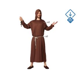 Disfraz Monje Hombre Adulto Marrón M-L - Religión Católica
