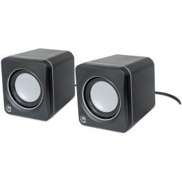 MANHATTAN 2600 Series Stereolautsprecher ber 3.5 mm-Klinkenstecker Strom ber USB-A kompaktes Format fr PCs und Notebooks schwarz Precio: 27.50000033. SKU: B1C9D4CJKR
