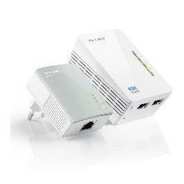 TP-Link TL-WPA4220 KIT Adaptador Powerline Wi-Fi 600 Mbps con Ethernet, Kit Extensor de Red HomePlug AV, 2 piezas, Blanco Precio: 61.99000005. SKU: S5600240