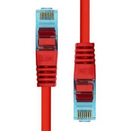 ProXtend Cable Ethernet CAT6A U/UTP CU LSZH 1.5m, Conectores Bañados en Oro 50µ, Cobre Puro AWG 24, Soporte PoE+, Bajo Humo