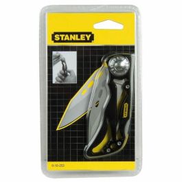 STANLEY Cuchillo Deportivo Skeleton - Hoja Recubierta de Titanio, Bloqueo de Seguridad para Apertura con Una Mano