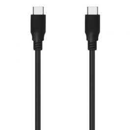 Cable USB 3.2 Tipo-C Aisens A107-0701 20GBPS 5A 100W/ USB Tipo-C Macho - USB Tipo-C Macho/ Hasta 100W/ 2500Mbps/ 60cm/ Negro Precio: 8.49999953. SKU: B1HSPXAB6E