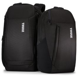 THULE Mochila Accent 28L TACBP2216 Negro, Mochila Urbana Unisex para Portátil hasta 16", Poliéster 100% Reciclado
