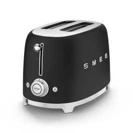 Smeg TSF01BLMEU Tostadora Negro, Acero inoxidable, 950W
