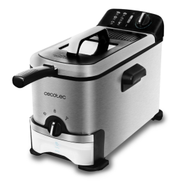 Cecotec CleanFry Infinity 3000 ProFilter Sencillo 2400 W Freidora Negro, Acero inoxidable Precio: 115.59000046. SKU: S0440992