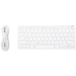 Teclado TKL - BLUESTORK - Bluetooth recargable para Mac - Blanco