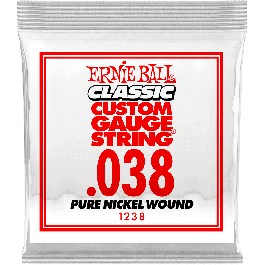 Ernie Ball Cuerda Eléctrica Classic Pure Nickel .038