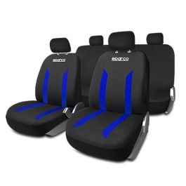 Fundas para Asientos de Coche Sparco Sabbia Negro/Azul