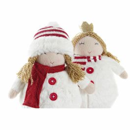 Figura Navidad Tradicional DKD Home Decor Rojo Blanco 11 x 28 x 17 cm (2 Unidades) Figura Navidad Tradicional DKD Home Decor Rojo Blanco 11 x 28 x 17 cm (2 Unidades)