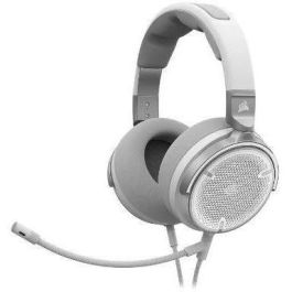 Corsair Virtuoso Pro Auriculares Gaming Abiertos con Cable para PC y Streaming, Color Blanco