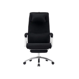 Q-connect Silla de Dirección Ravenna Malla Base Metálica Negro Altura Máx 1300mm Ruedas Premium