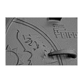 Petromax FT9 Feuertopf para Horno de Hierro Fundido, Color Negro, Capacidad 8.5 Litros, Forma Plaza