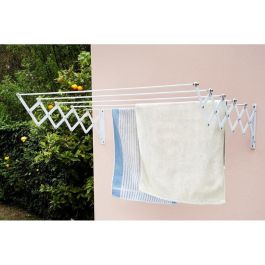 Fepre Tendedero de Pared de Acero Epoxi Blanco, 100 cm de Tendido, Resistente a la Oxidación, Fijación Incluida Precio: 37.8900005. SKU: S7912768