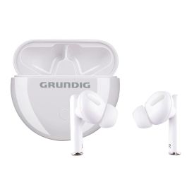 Grundig Auriculares Inalámbricos Earbuds Bluetooth Blanco con Estuche de Carga, Control Táctil, Carga USB-C y 3h Autonomía Grundig Auriculares Inalámbricos Earbuds Bluetooth Blanco con Estuche de Carga, Control Táctil, Carga USB-C y 3h Autonomía