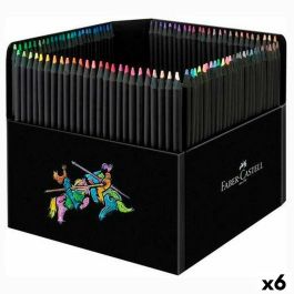 Lápices de colores Faber-Castell Black Edition Multicolor (6 Unidades)